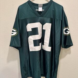 Vintage 2004 Charles Woodson #21 Green Bay Jersey. Size:  Large